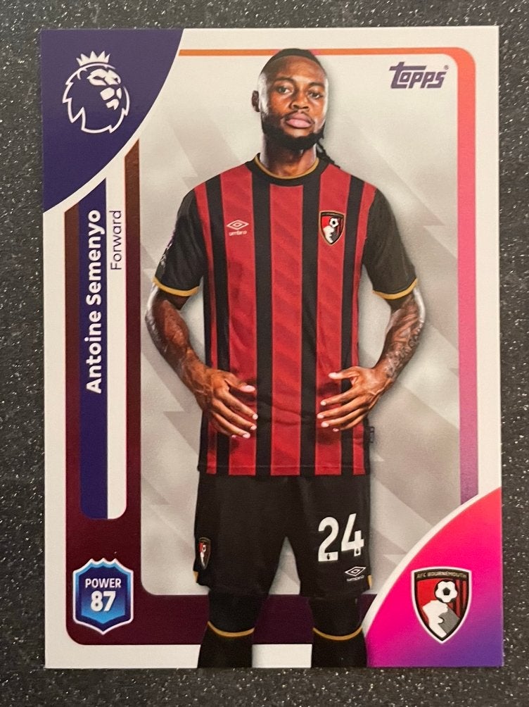 Topps Premier League 25/26    SEMENYO    BOURNEMOUTH, Verzenden, Zo goed als nieuw, Plaatje