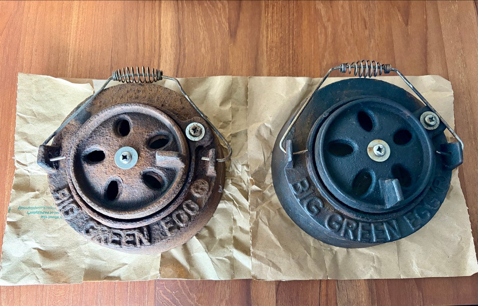 2x Margrietschijf voor Big Green Egg - Gebruikt, Ophalen, Gebruikt