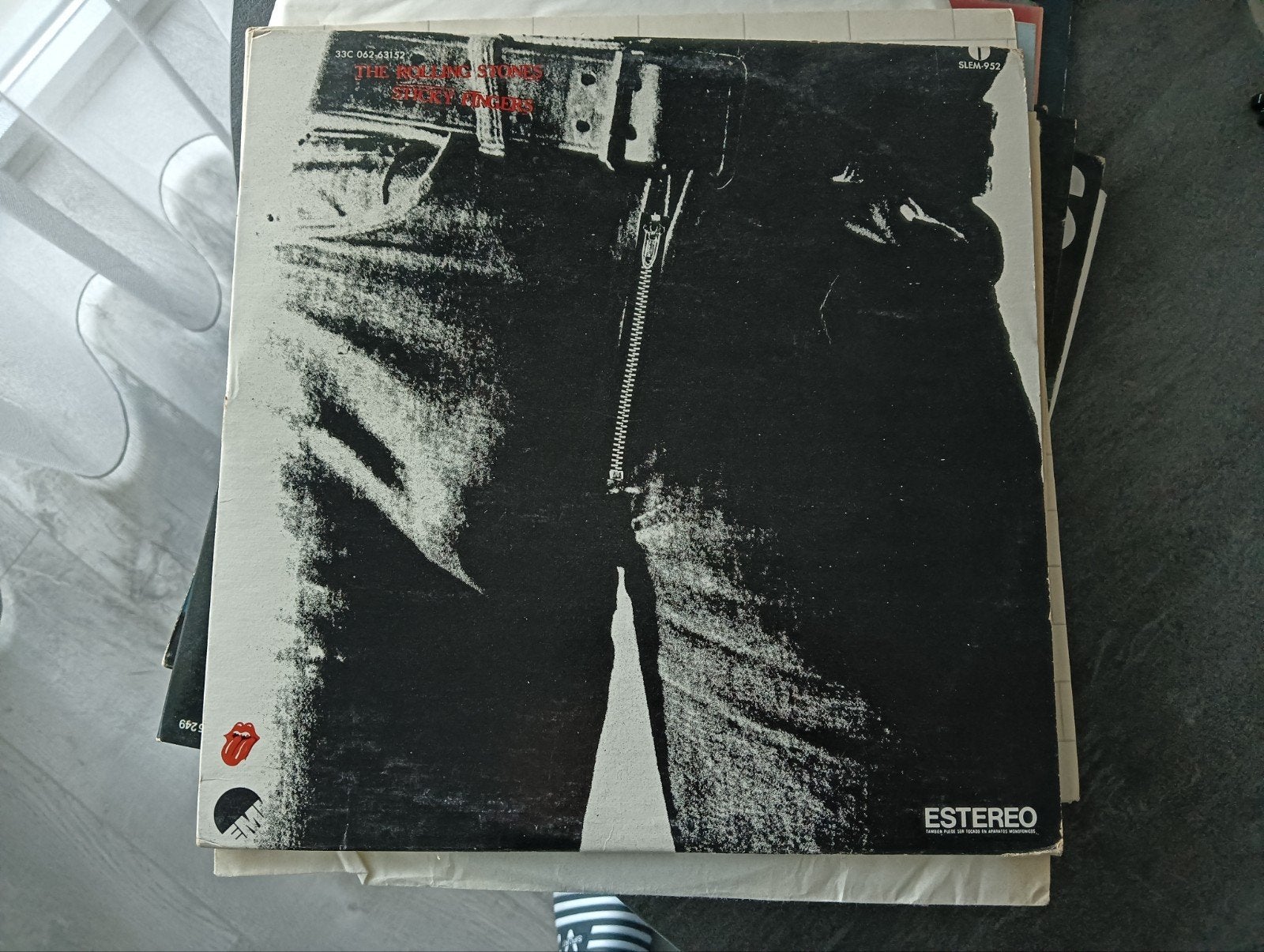 The Rolling Stones - Sticky Fingers LP (1980, Mexico), Cd's en Dvd's, Vinyl | Rock, Ophalen of Verzenden, Zo goed als nieuw, 12 inch