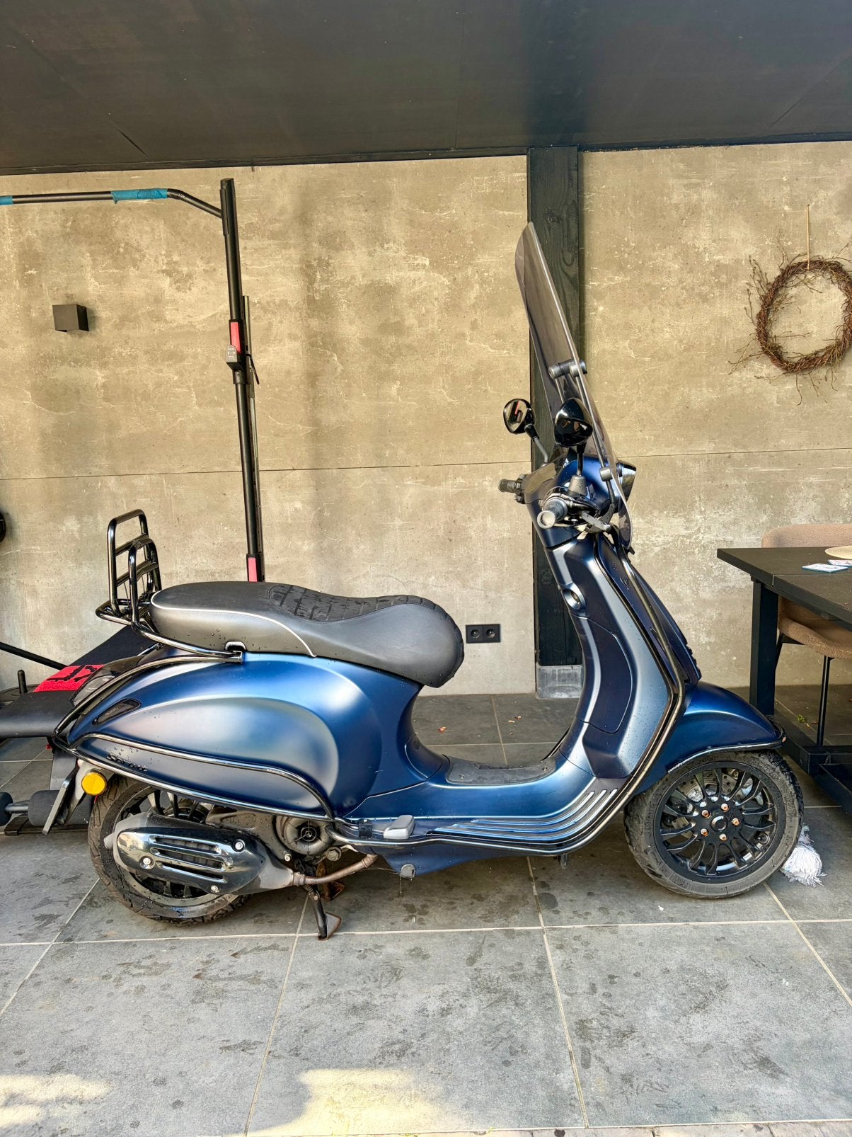 Vespa SPRINT opaco blue, Fietsen en Brommers, Ophalen, Vespa S, Zo goed als nieuw, Benzine