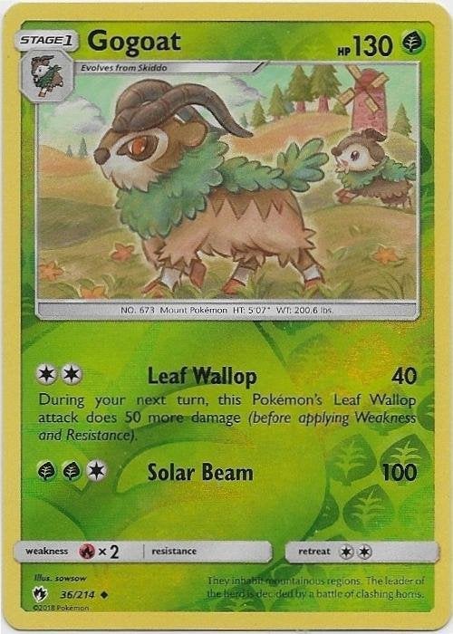 Lost Thunder,  Gogoat [reverse] 36/214, Verzenden, Nieuw, Losse kaart
