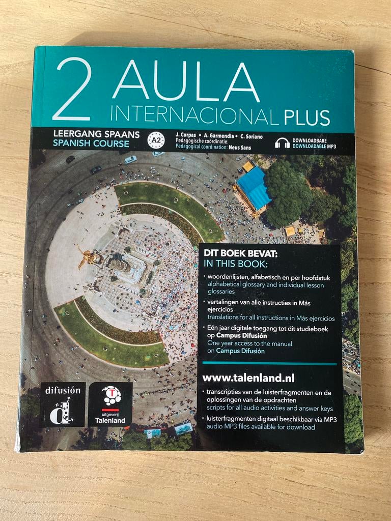 Aula Internacional Plus 2 - Leerboek Spaans A2, Boeken, Informatica en Computer, Zo goed als nieuw, Ophalen