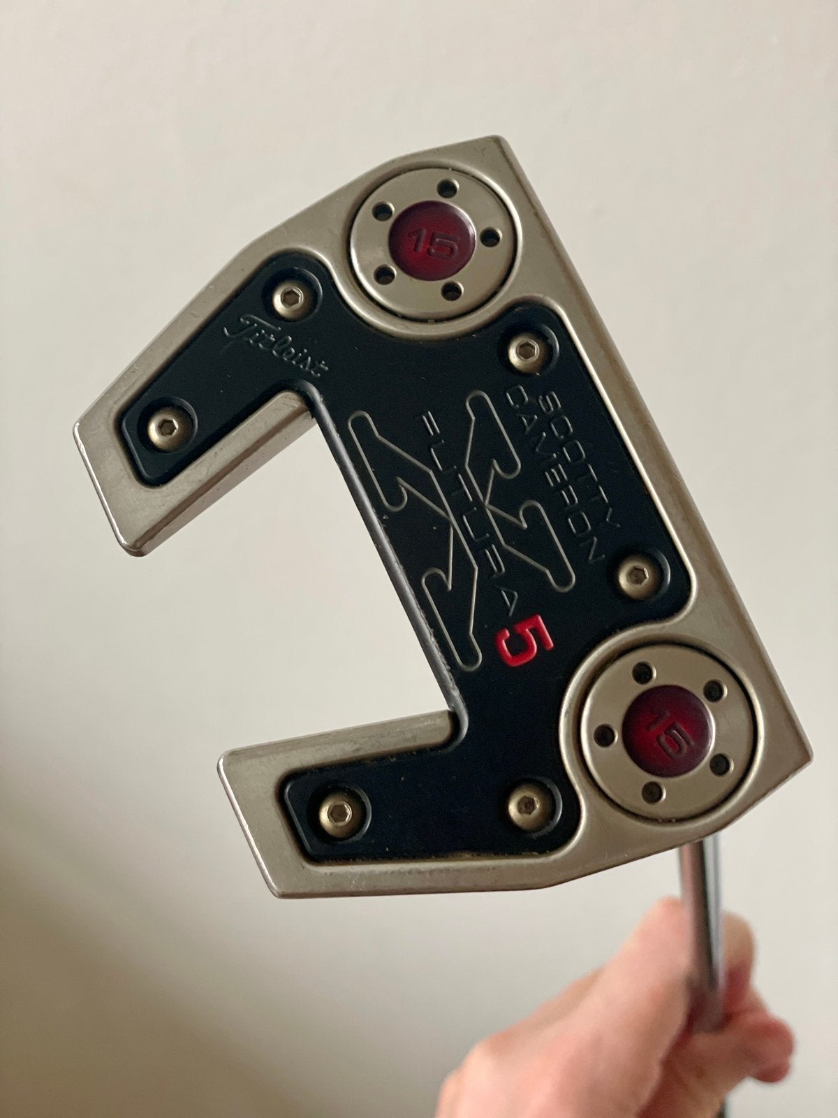Scotty cameron futura x 5 putter, Ophalen of Verzenden, Zo goed als nieuw, Club