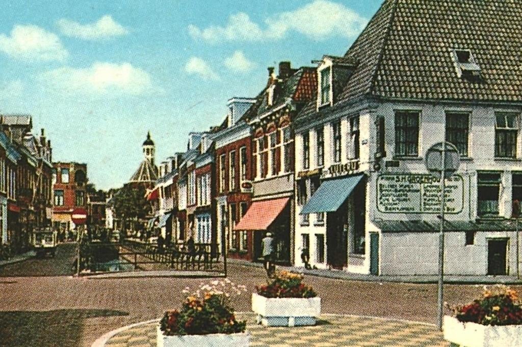 802389 Sneek Friesland 1970 Gelopen met Postzegel, Verzamelen, Ophalen of Verzenden, 1960 tot 1980, Gelopen, Friesland