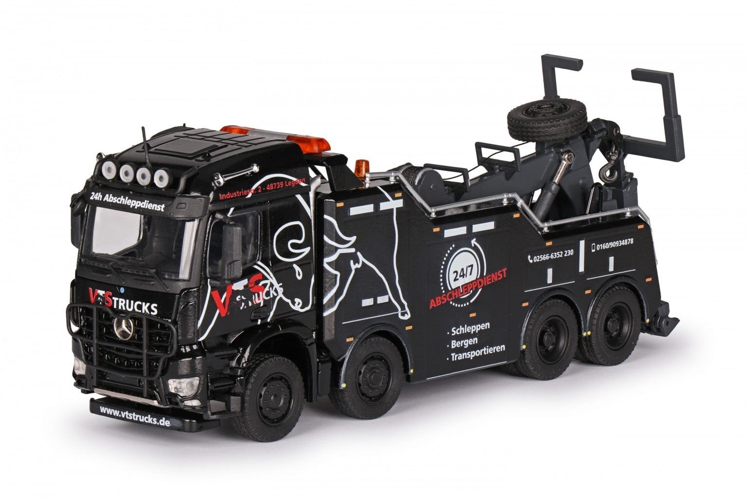 MERCEDES BENZ BISON EMPL BERGEFAHRZEUG-VTS TRUCKS 1:50, Ophalen of Verzenden, Nieuw, Bus of Vrachtwagen, Conrad