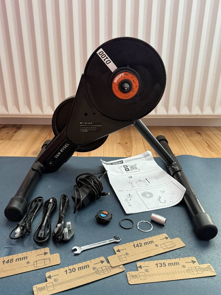 Van Rysel D100 Smart Trainer met Zwift Cog + Zwift Click, Sport en Fitness, Wielrennen, Ophalen, Zo goed als nieuw, Overige typen