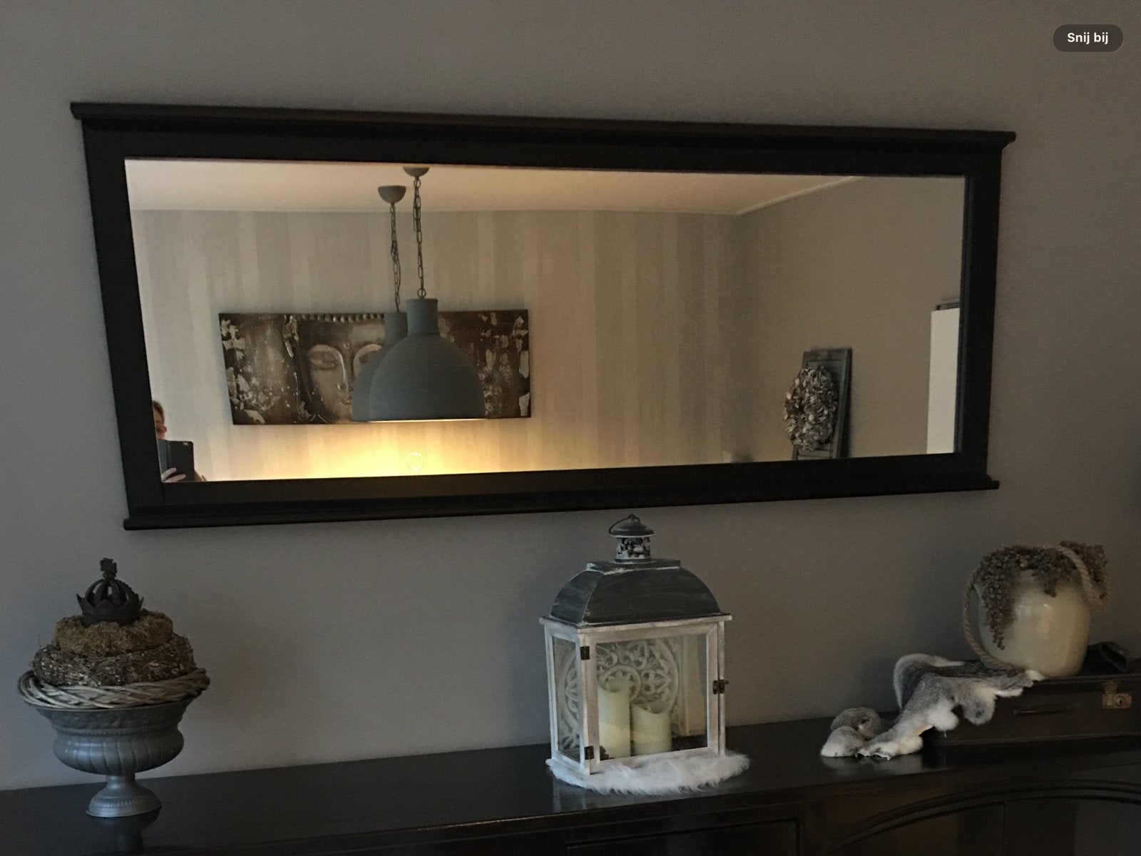Grote spiegel 180x70 cm, Huis en Inrichting, Woonaccessoires | Spiegels, Ophalen, Gebruikt, 150 tot 200 cm, Rechthoekig
