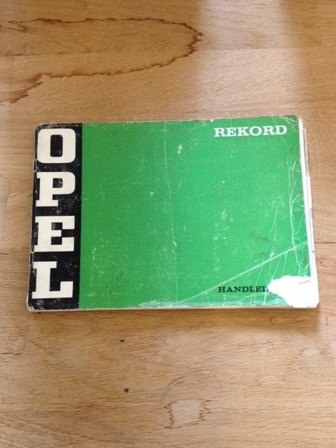 Opel Rekord        Handleiding     1972       NL, Ophalen of Verzenden