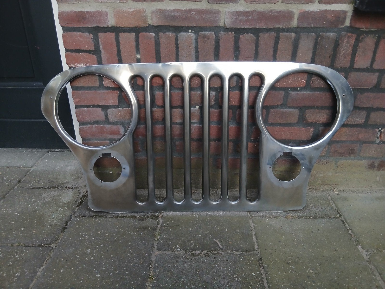jeep cj5/cj7 overzetgrill chroom, Ophalen, Jeep, Bumper