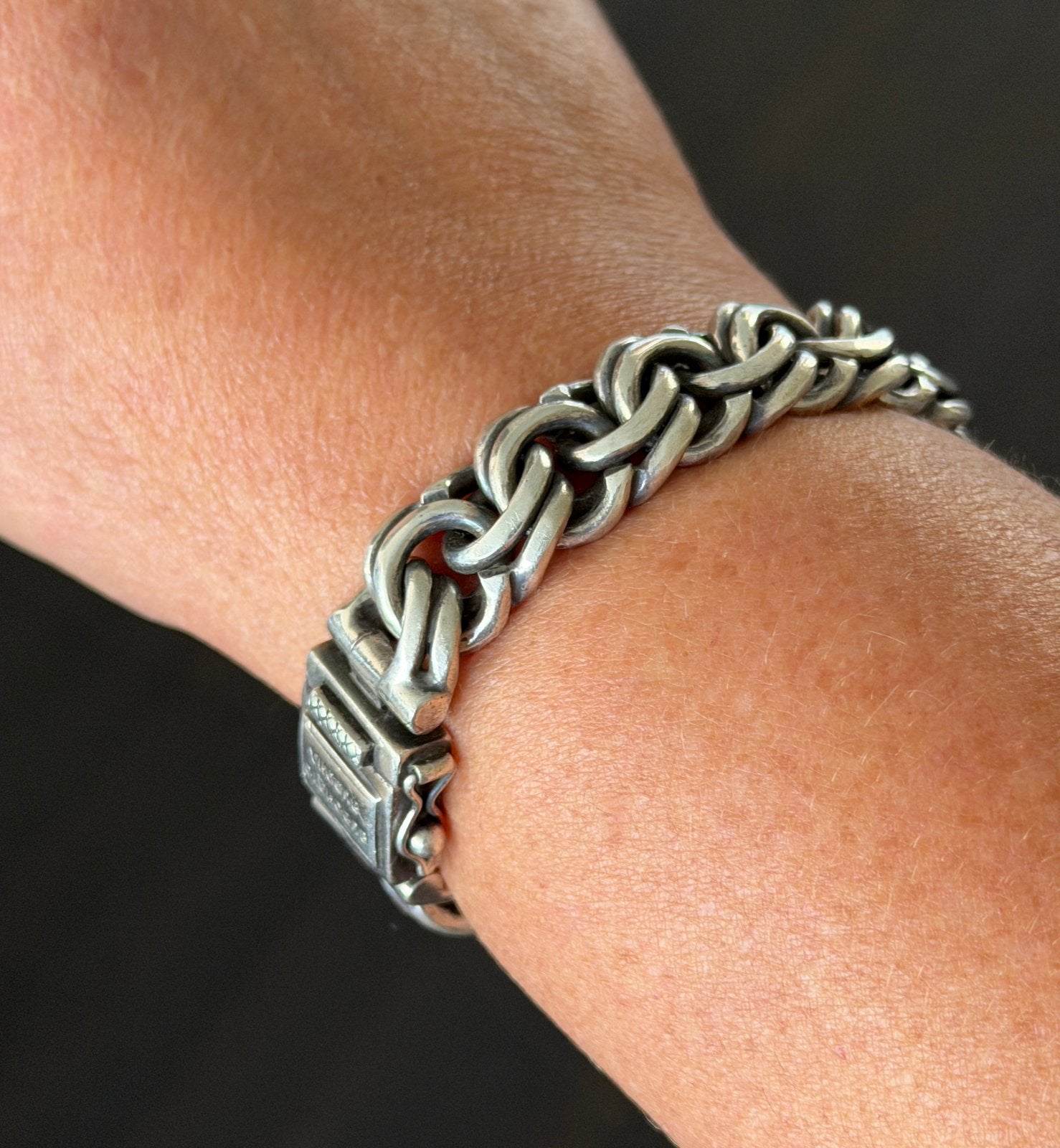 Buddha to Buddha armband Michelle, Sieraden, Tassen en Uiterlijk, Armbanden, Ophalen, Gebruikt, Zilver