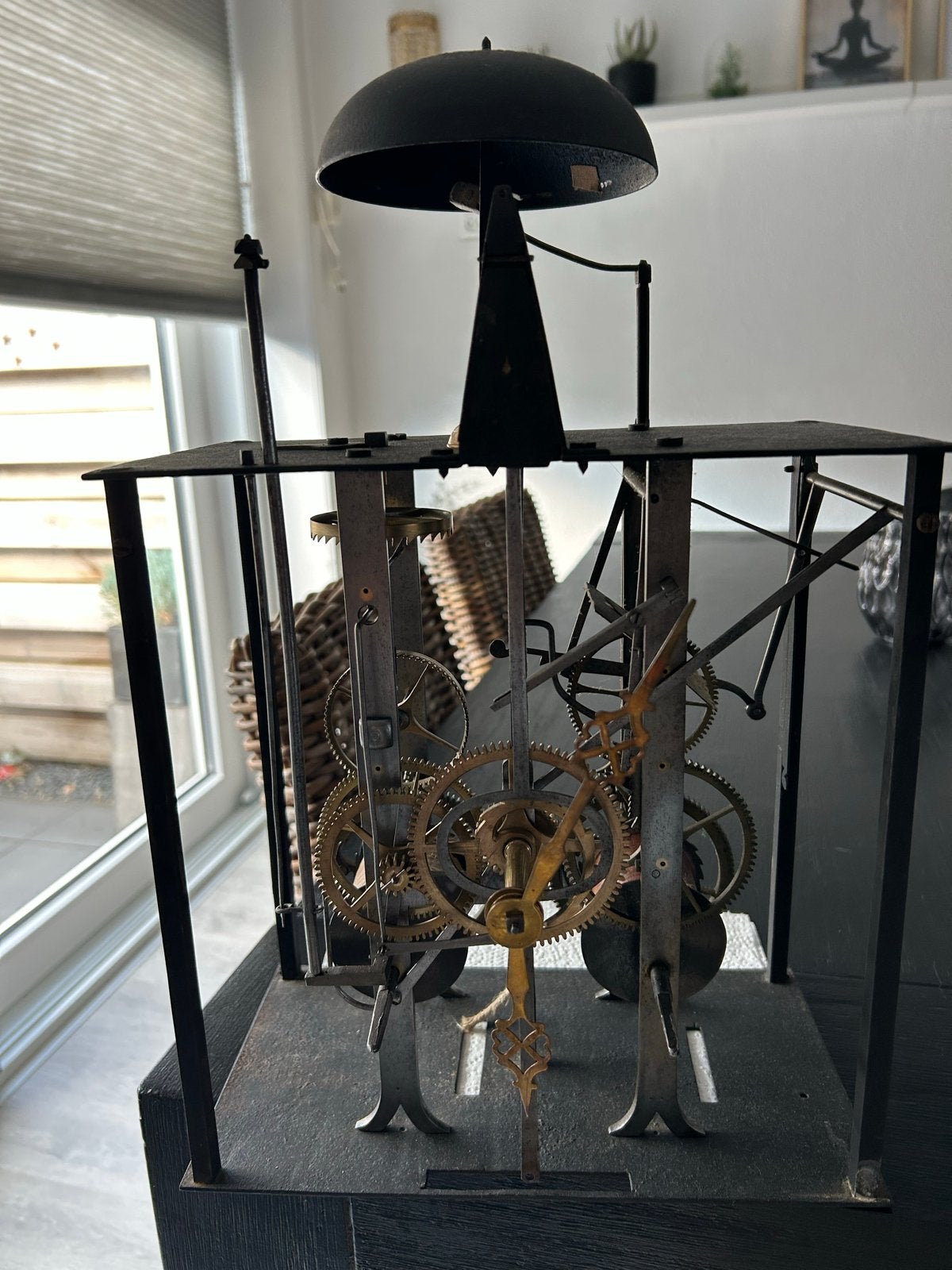 Antiek  comtoise uurwerk met slinger en gewichten, Antiek en Kunst, Antiek | Klokken, Ophalen