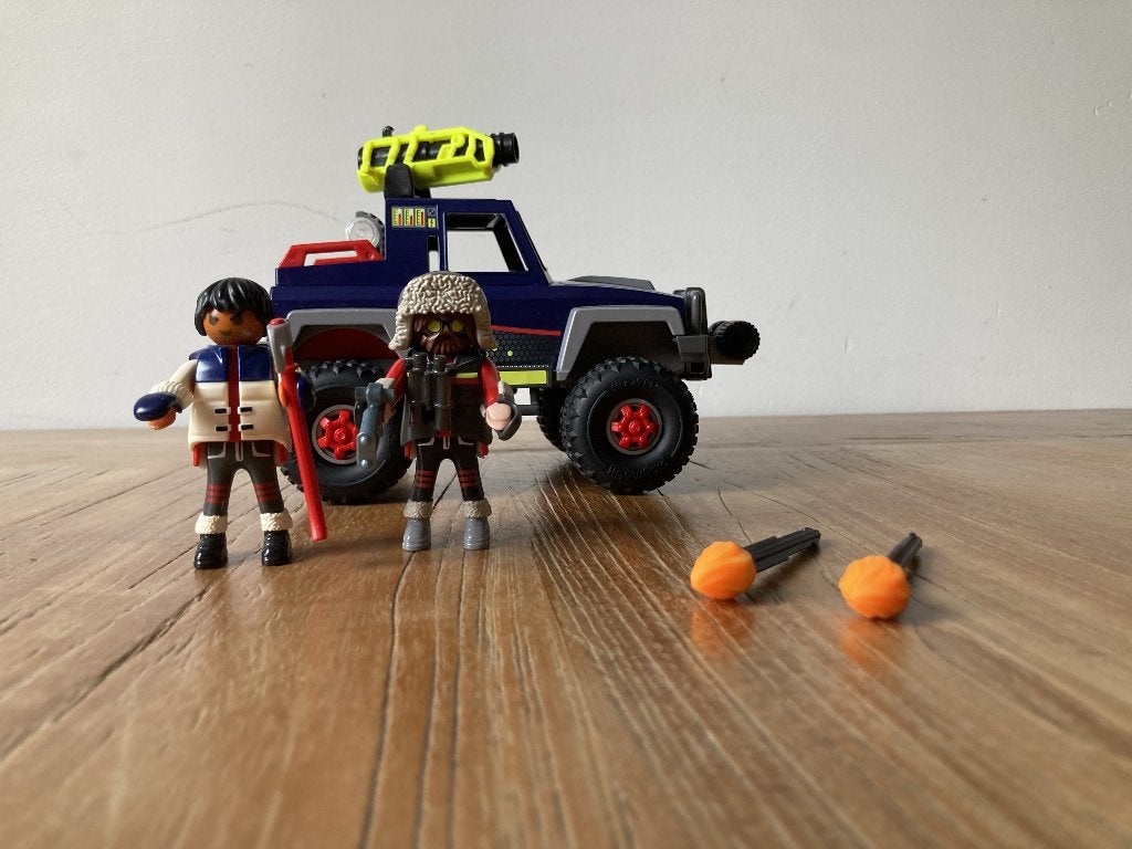 Playmobil Action Sneeuwterreinwagen met ijspiraten - 9059, Gebruikt, Complete set, Voertuig, Ophalen of Verzenden