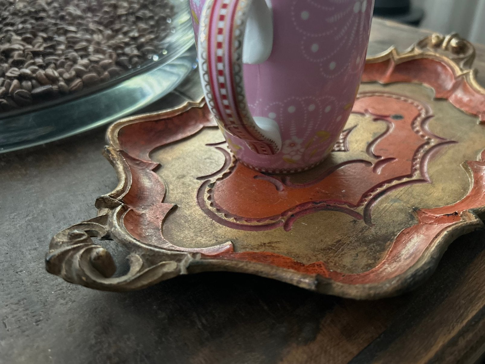 Klein Venetiaans dienblad, Antiek en Kunst, Curiosa en Brocante, Ophalen of Verzenden