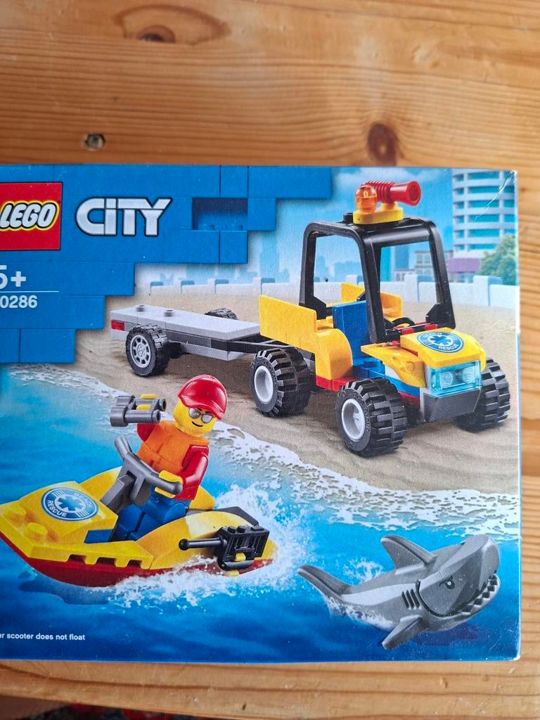 LEGO City Strandredding ATV 60286 voor 5+ jaar, City, Lego, Ophalen of Verzenden, Zo goed als nieuw