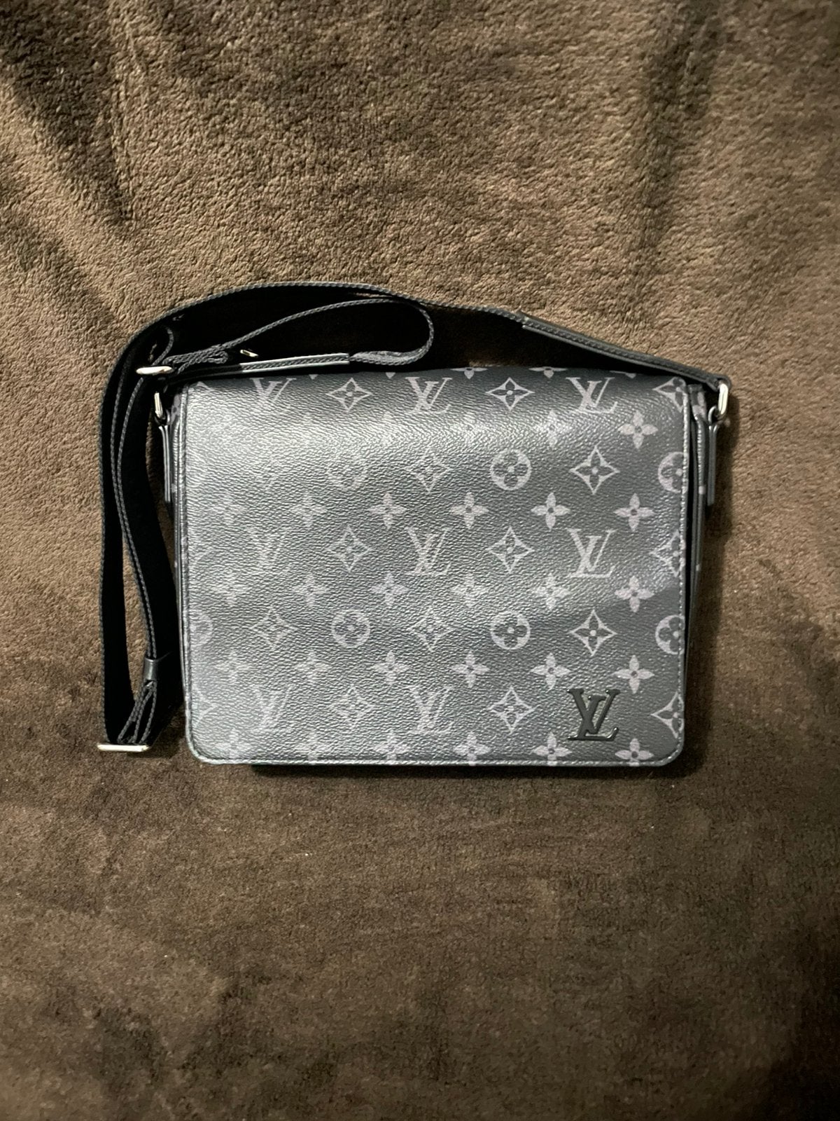 Louis Vuitton Messenger Bag, Ophalen, Gebruikt, Zwart
