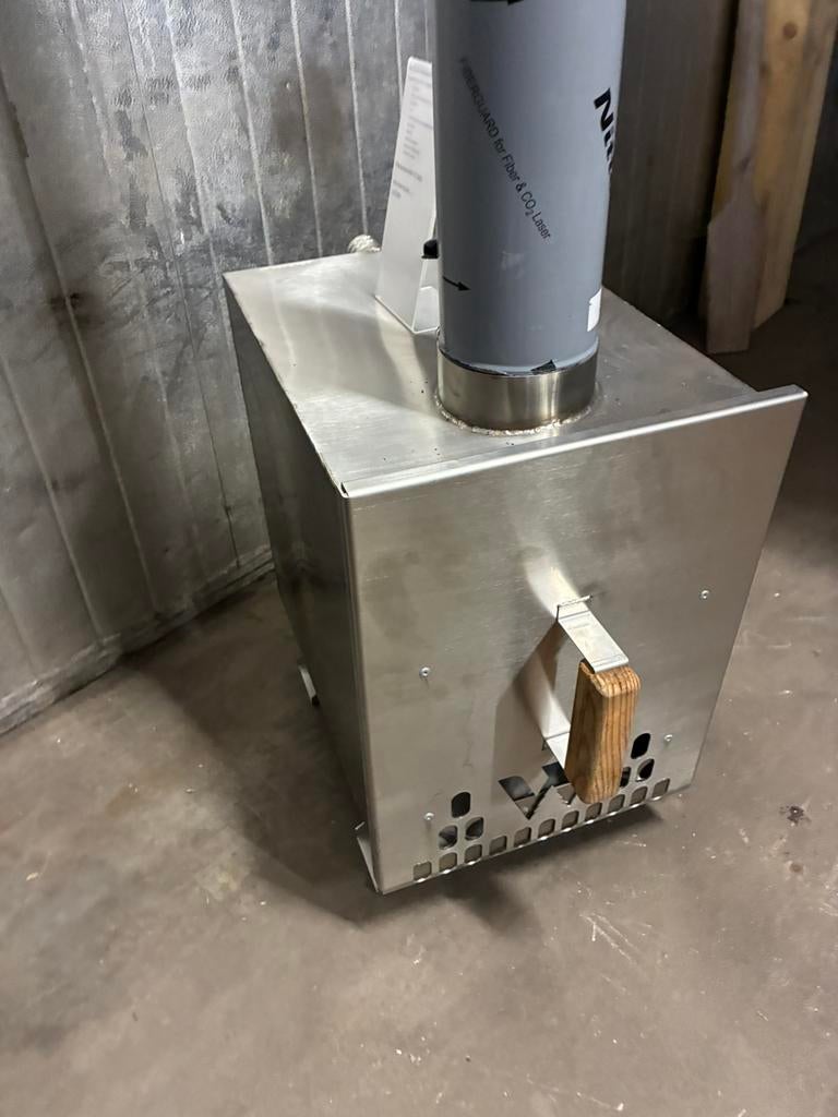NIEUWE hottub kachel 304 rvs - hout kachel - zwembad kachel