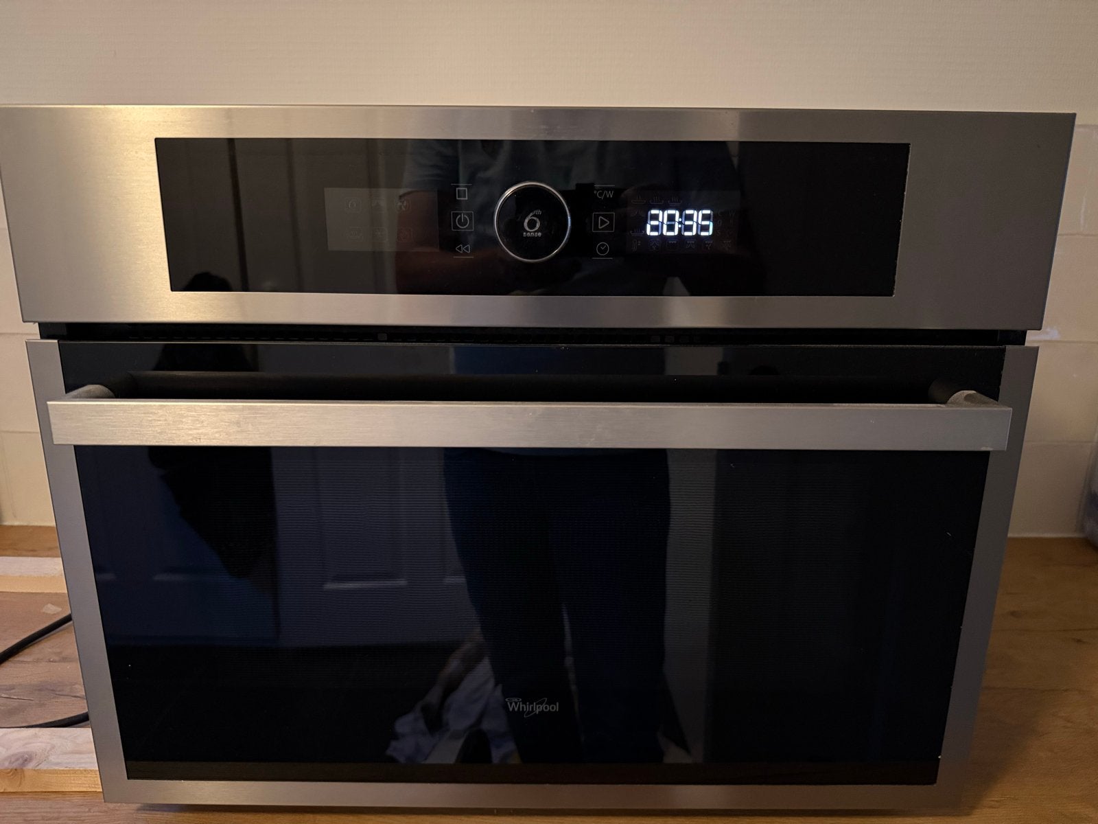 Whirlpool AMW 507/IX Inbouw Combimagnetron, Witgoed en Apparatuur, Magnetrons, Ophalen, Combimagnetron, Crisp, 60 cm of meer