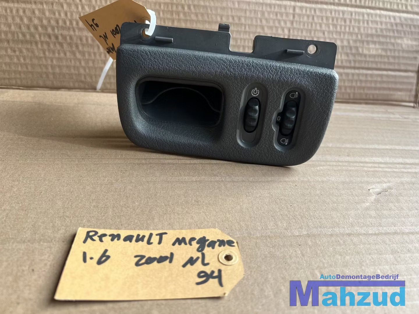 RENAULT MEGANE 1 koplamp verstelling schakelaar 1999-2003, Renault Group, Gebruikt, Contact.group@renault.com, Renault
