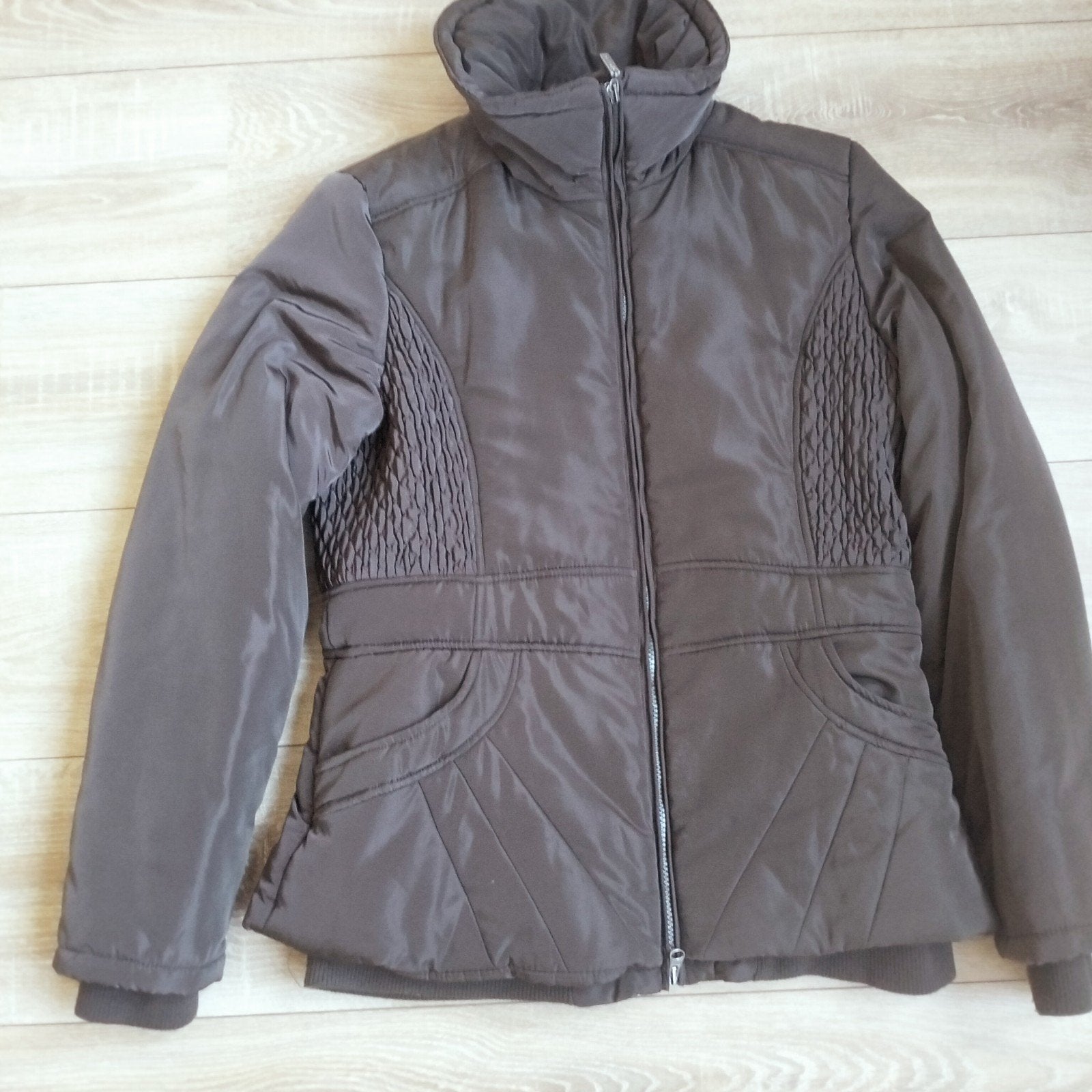 STREET ONE donkerbruine winterjack mt 40 zgan, Kleding | Dames, Jassen | Winter, Maat 38/40 (M), Bruin, Street One, Ophalen of Verzenden