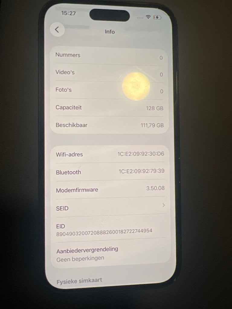 iPhone 15, Telecommunicatie, Mobiele telefoons | Apple iPhone, 128 GB, IPhone 15, Zwart, Nieuw