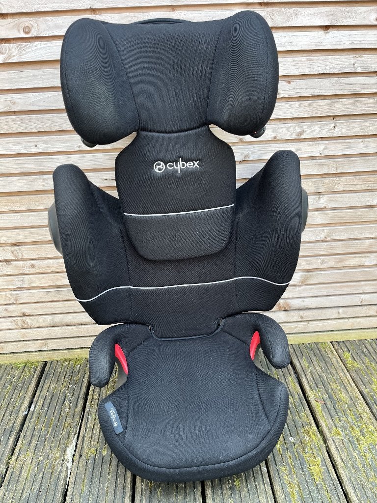 Cybex Autostoel Solution M-fix SL Pure Black (15-36 kg), Kinderen en Baby's, Gebruikt, 15 t/m 36 kg, Verstelbare rugleuning, Isofix