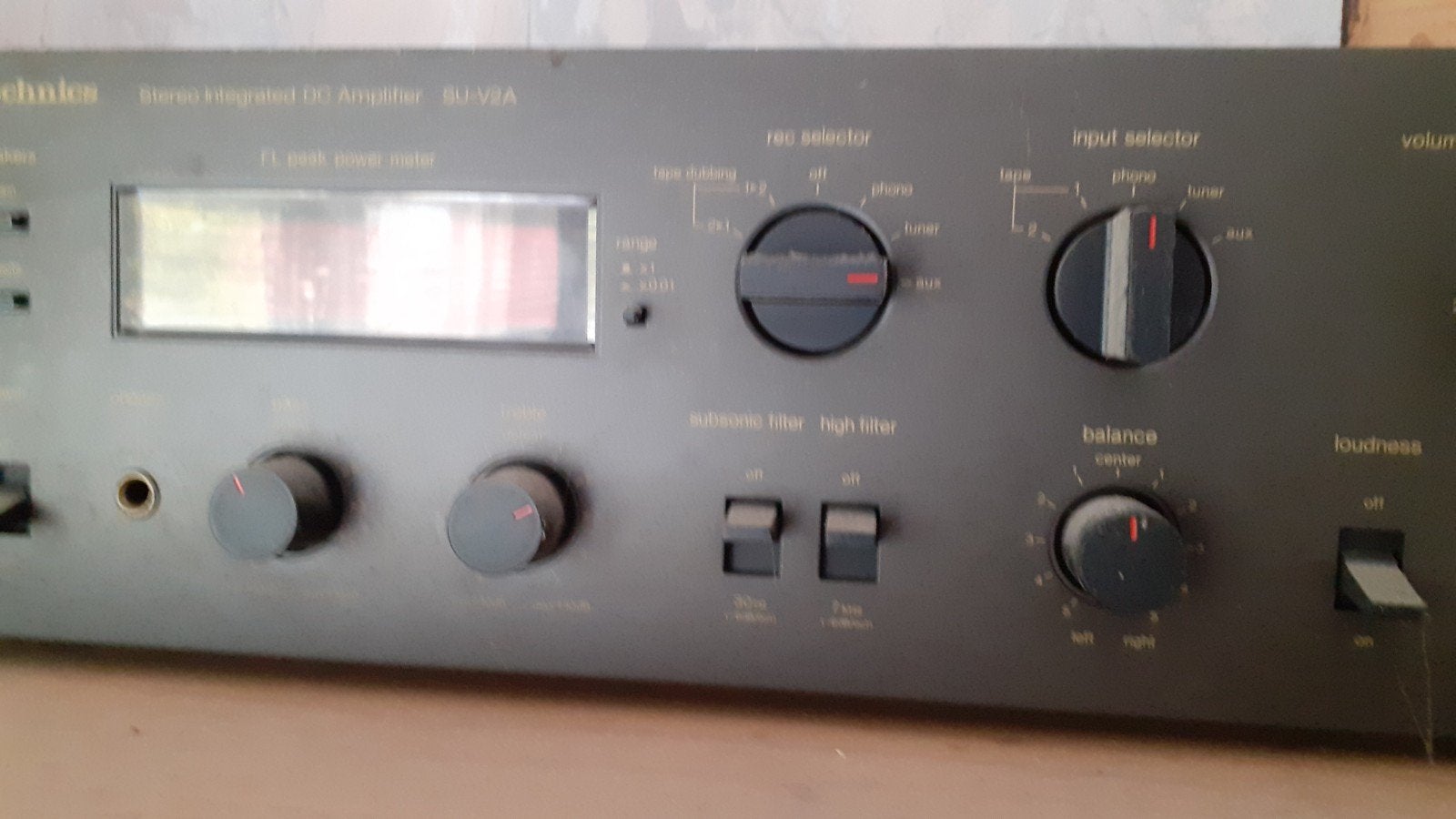 Technics Stereo Geïntegreerde DC Versterker SU-V2A, Overige merken, Gebruikt, Ophalen of Verzenden, 60 tot 120 watt