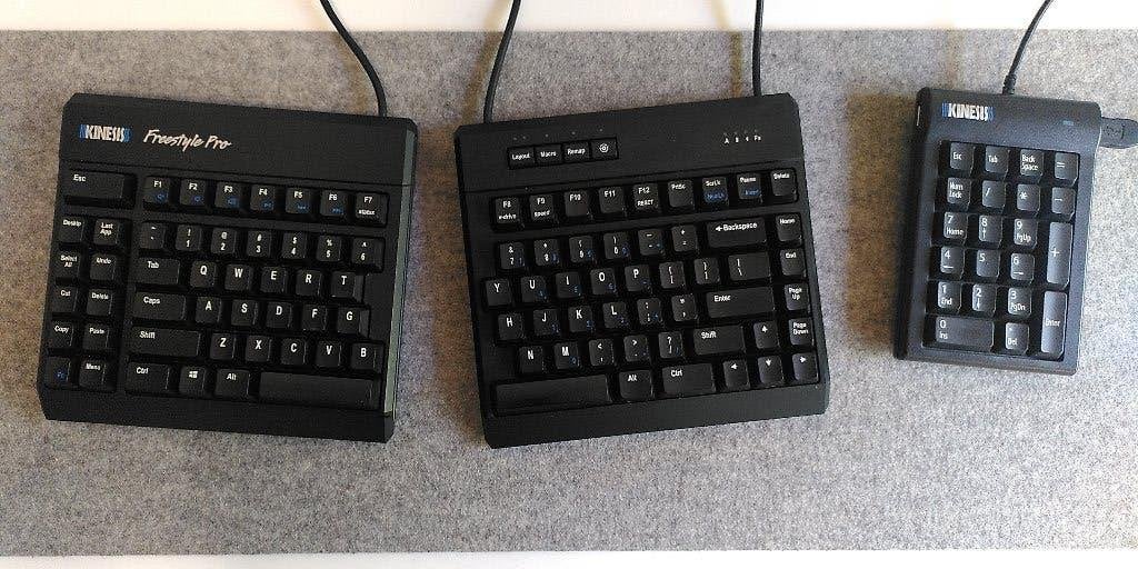 Mechanisch toetsenbord Kinesis Freestyle Pro, Gebruikt, Kinesis, Ophalen of Verzenden, Ergonomisch