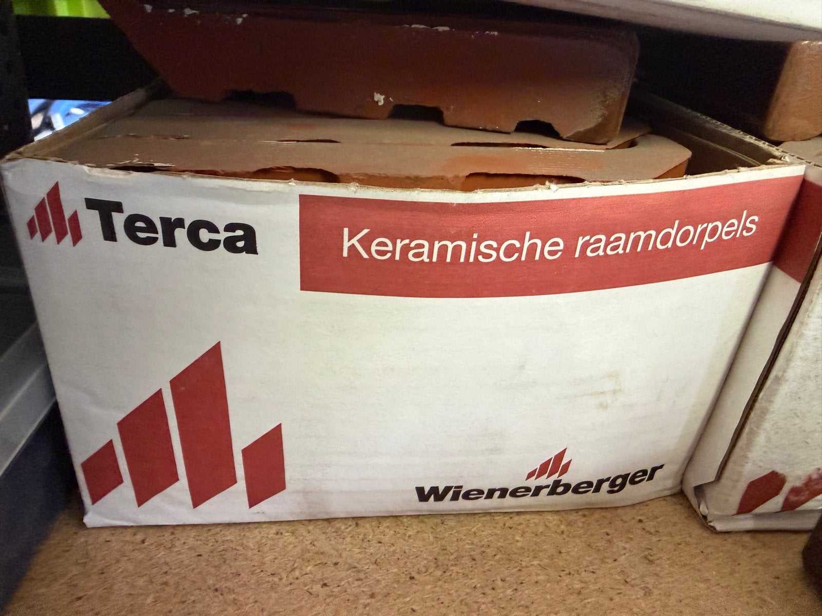 Keramische raamdorpelstenen Terca Wienerberger lichtbruin, Ophalen of Verzenden, Nieuw