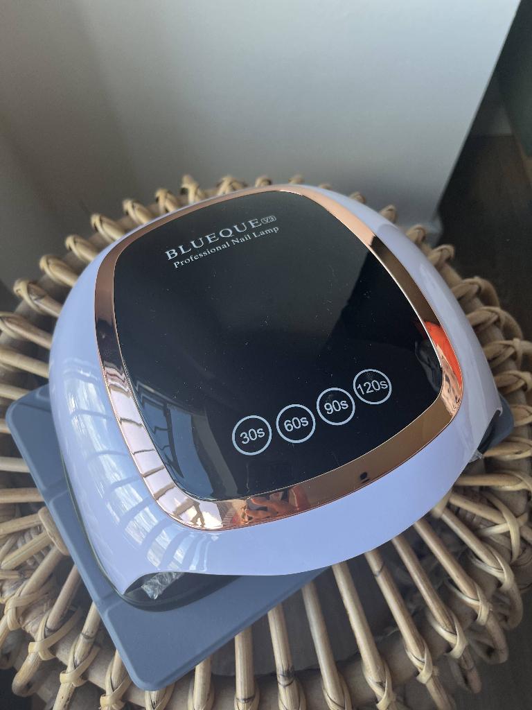 UV LED Nail Lamp Blueque V3, Ophalen of Verzenden, Zo goed als nieuw, Hand- en Voetverzorging
