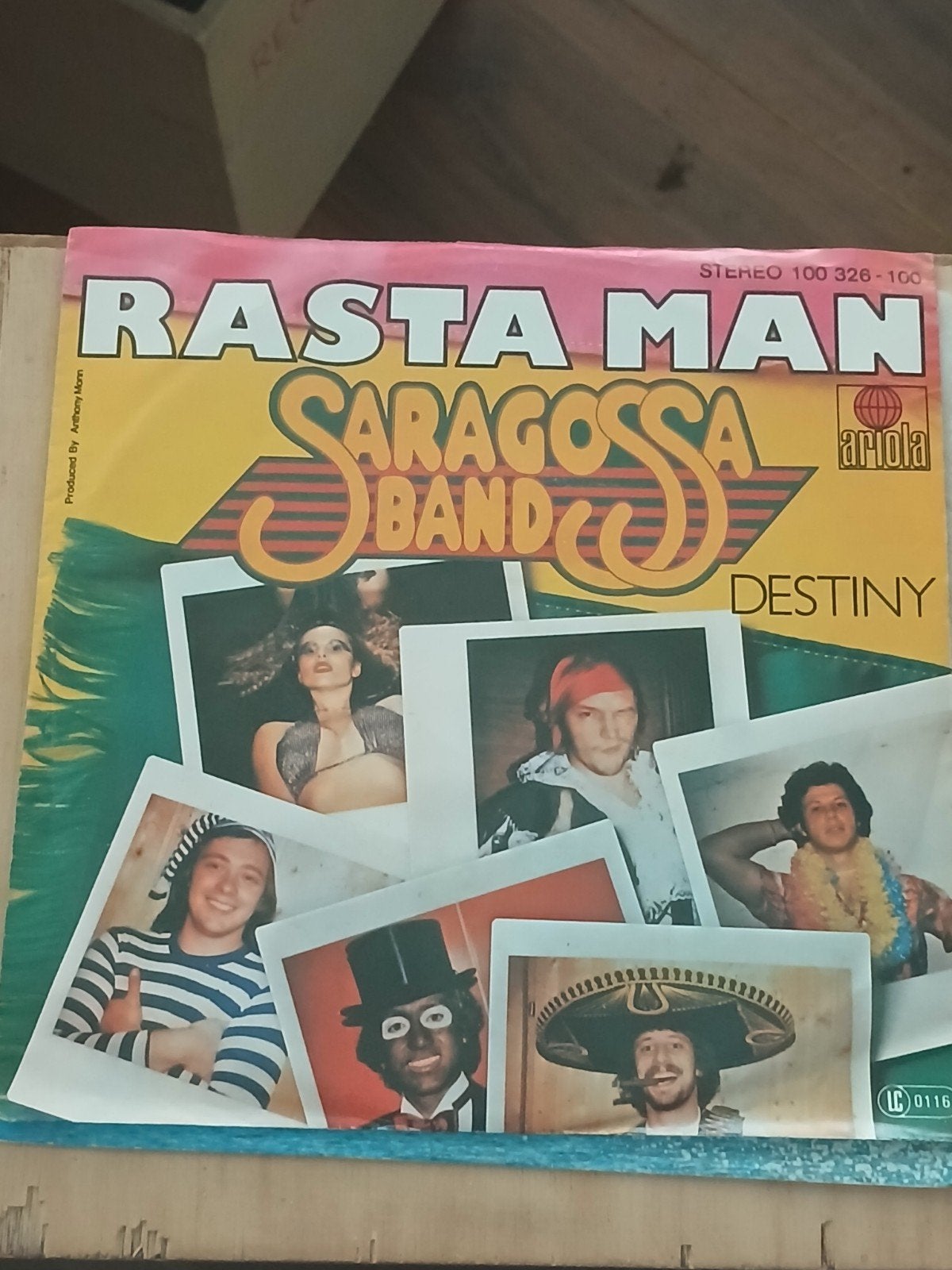 SARAGOSSA BAND rasta man, Ophalen of Verzenden