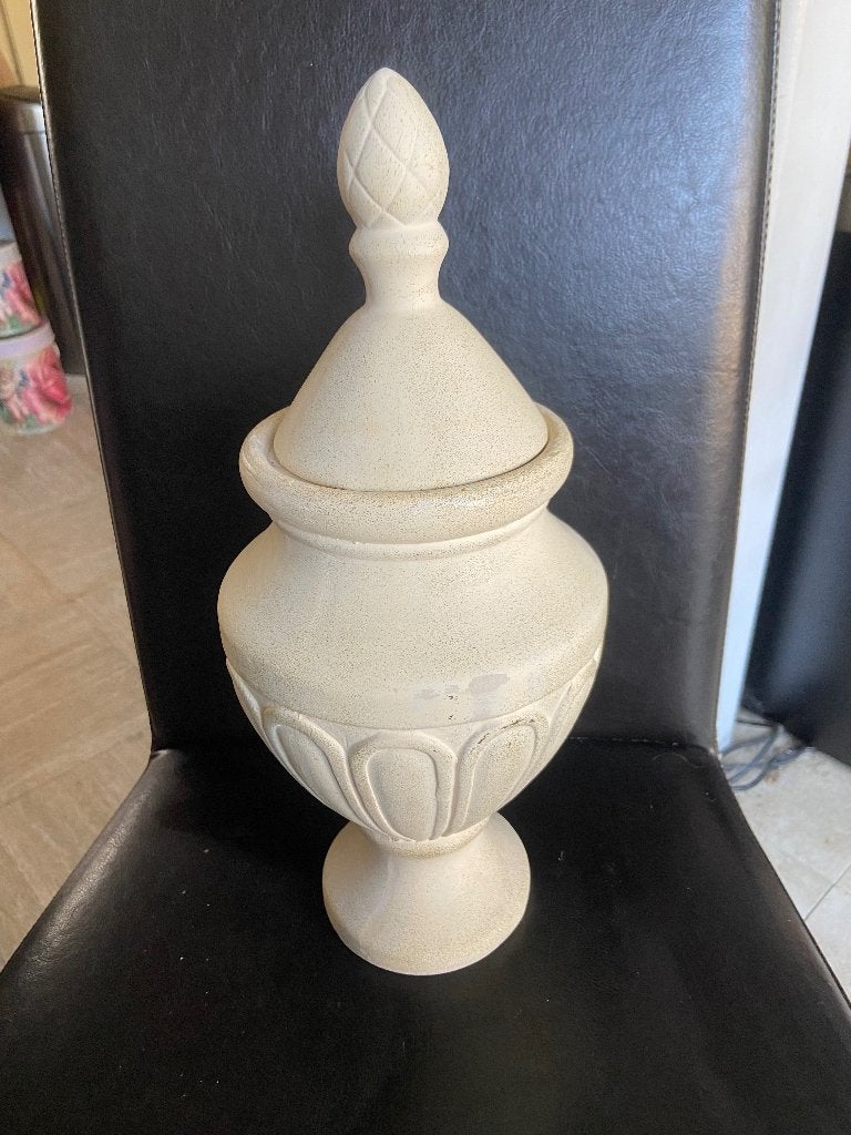 Creme Pot met losse deksel, Ophalen