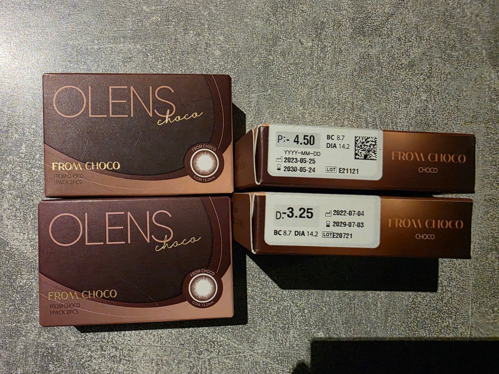 k-beauty OLENS Choco Kleurlenzen - Nieuw en Ongeopend, Bruin, Nieuw, Ophalen of Verzenden, OLENS