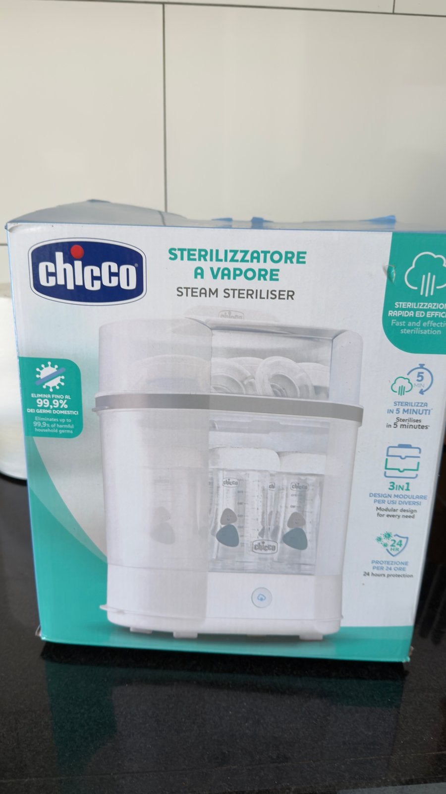 Chicco Sterilisator a Vapore - Stoomsterilisator, Ophalen, Zo goed als nieuw