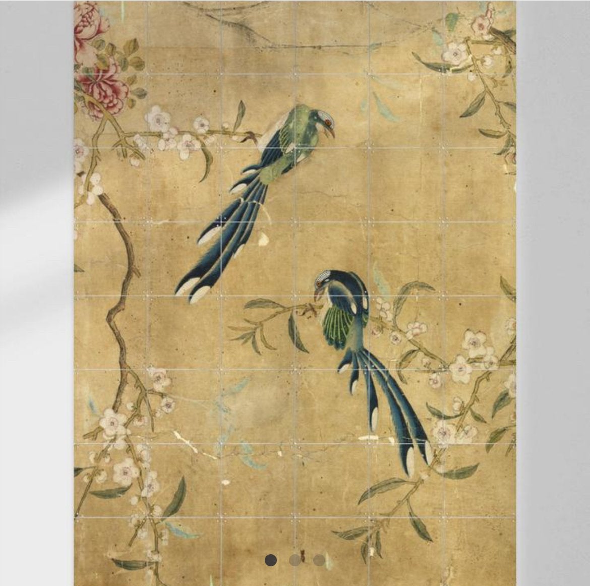 Ixxi Birds and Blossom 120x160, Ophalen of Verzenden, Wandbord of Wandpaneel, 120 cm, 160 cm