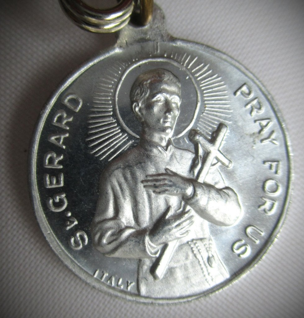 Devotie~RK~Vintage Katholiek devotievoorwerp met munt~RK, Ophalen of Verzenden, Zo goed als nieuw, Overige typen, Christendom | Katholiek