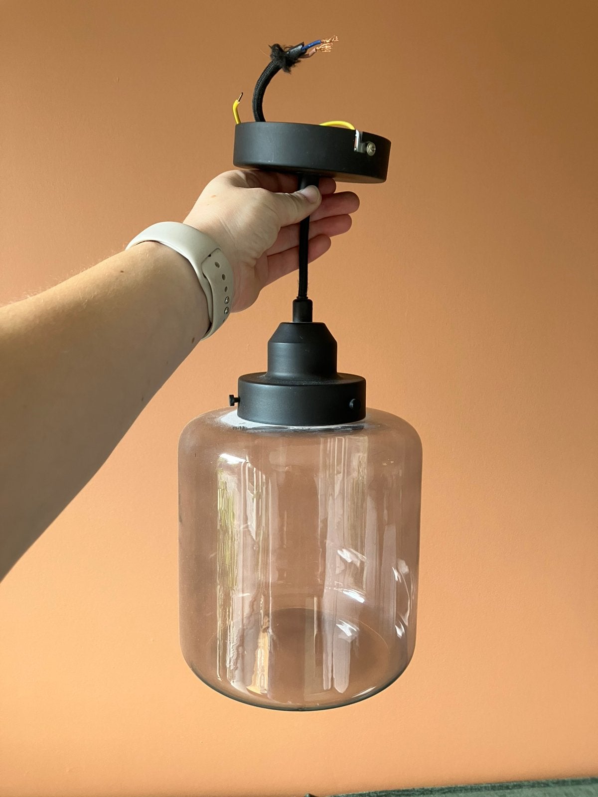 Twee Karwei lampen, Ophalen of Verzenden, Gebruikt, E27 (groot)