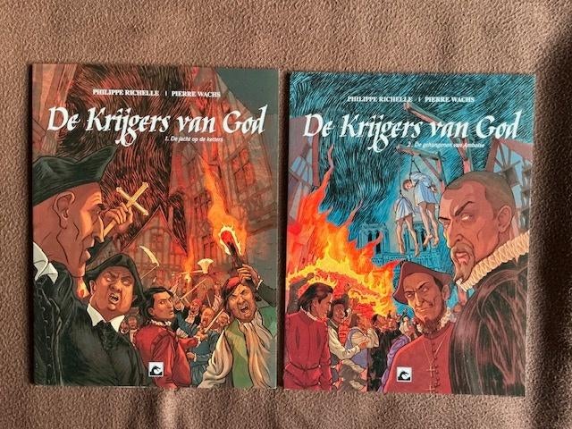 De Krijgers van God (1+2), Meerdere stripboeken, Ophalen of Verzenden, Zo goed als nieuw