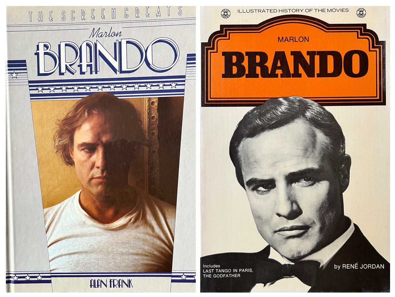 2 boeken Marlon Brando, Ophalen of Verzenden, Zo goed als nieuw