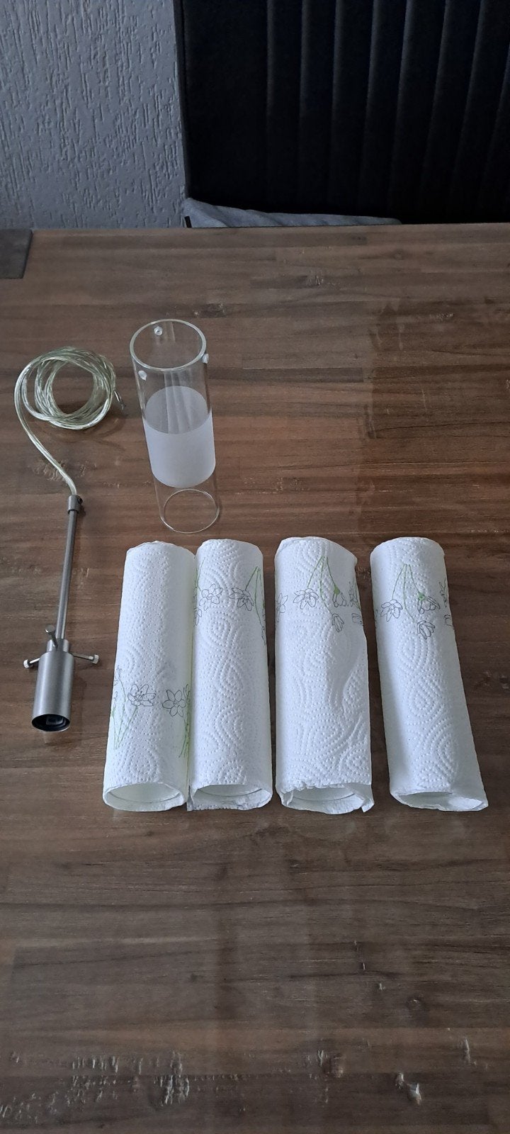 Hanglamp glaasjes, Ophalen of Verzenden, Zo goed als nieuw, Glas
