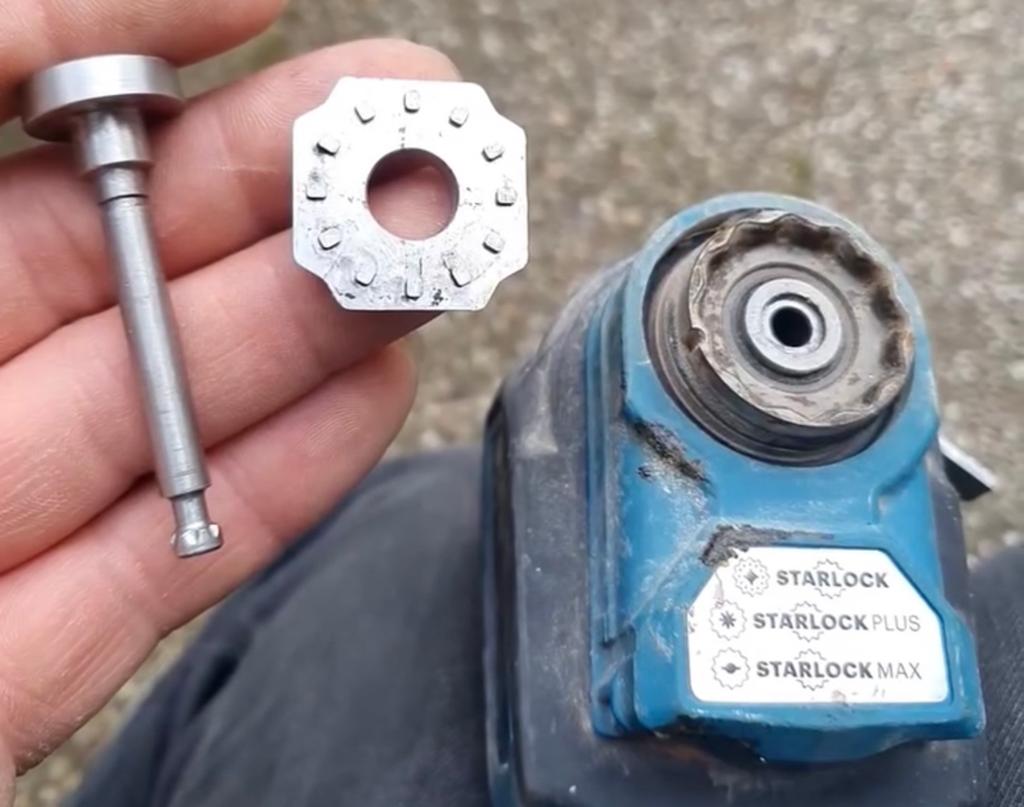 Gezocht: Starlock adapter voor Makita DTM52Z multitool, Ophalen, Gebruikt