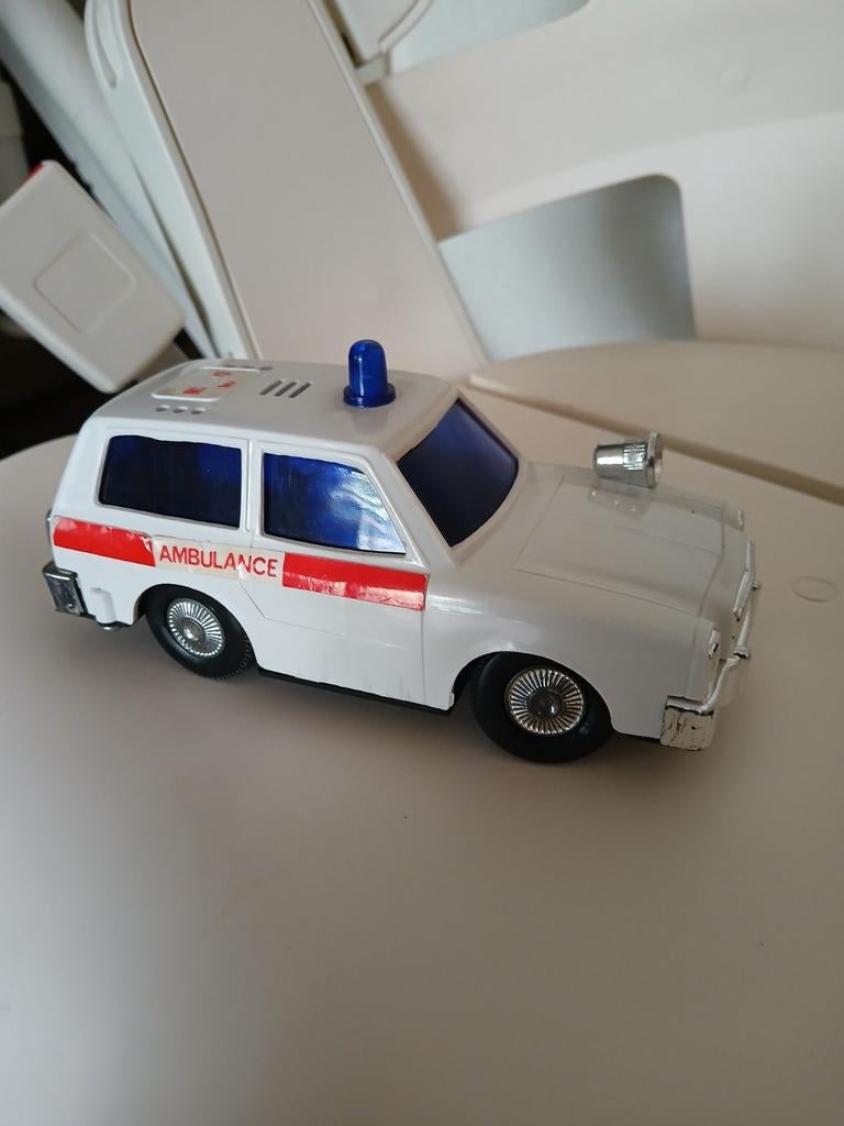 Japan Kanto Toy Ambulance blikken speelgoed verzamel object., Ophalen of Verzenden