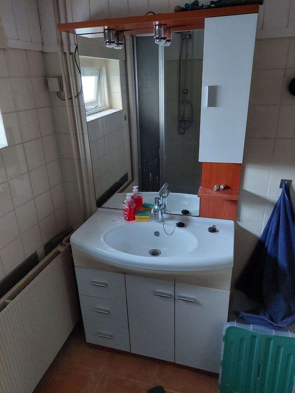 Badkamermeubel, Huis en Inrichting, Badkamer | Badkamermeubels, Ophalen, Gebruikt, 50 tot 100 cm, Minder dan 100 cm