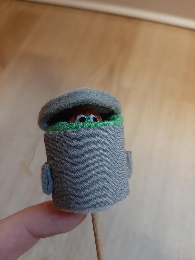 Sesamstraat Oscar popje, Ophalen of Verzenden