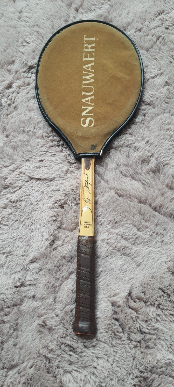 Snauwaert Brian Gottfried flex vintage racket, Ophalen of Verzenden, Gebruikt, Racket, Overige merken