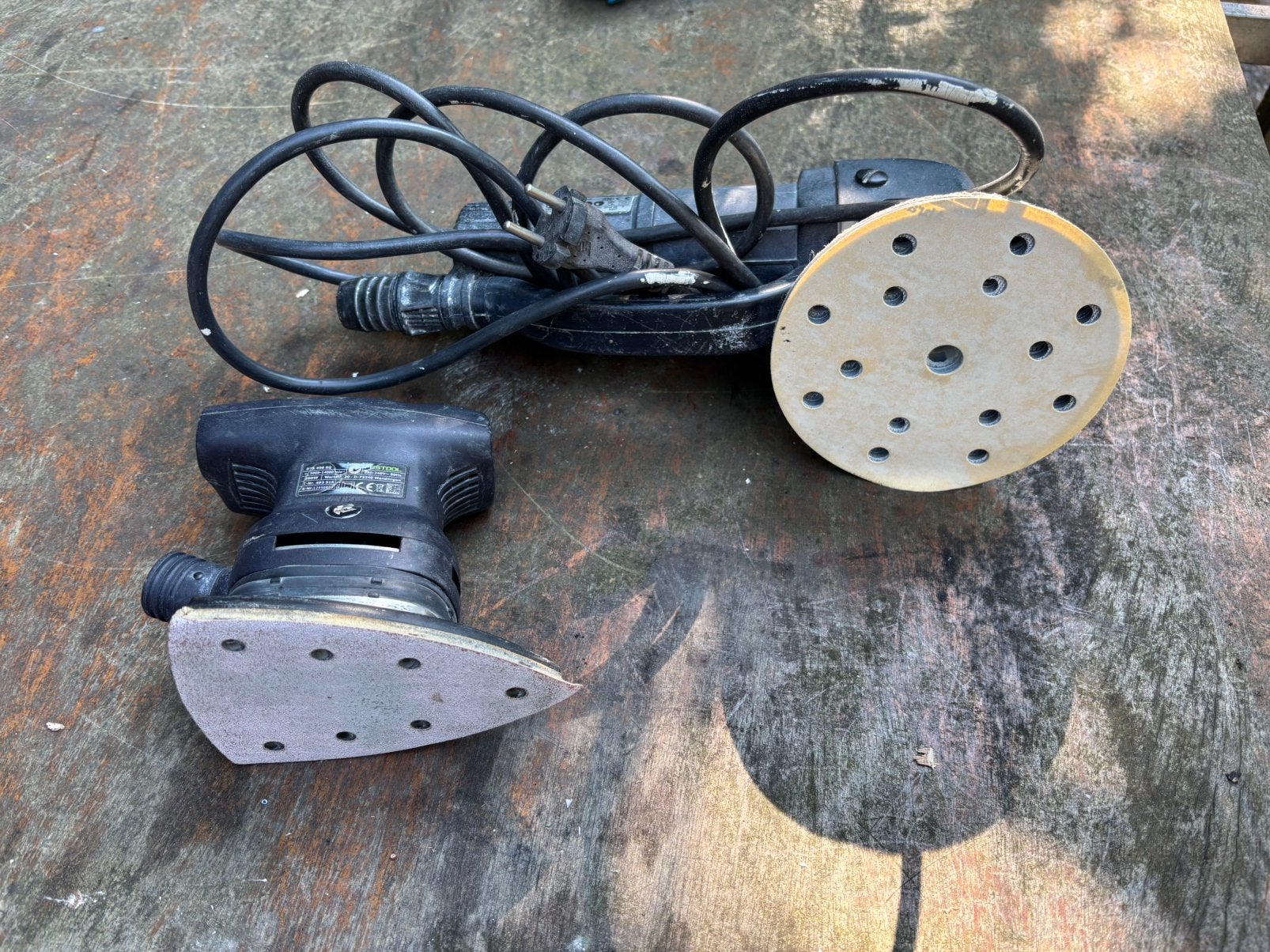 Festool DTS 400 EQ delta schuurmachine defect, Doe-het-zelf en Verbouw, Gereedschap | Schuurmachines, Ophalen, Gebruikt, Minder dan 600 watt