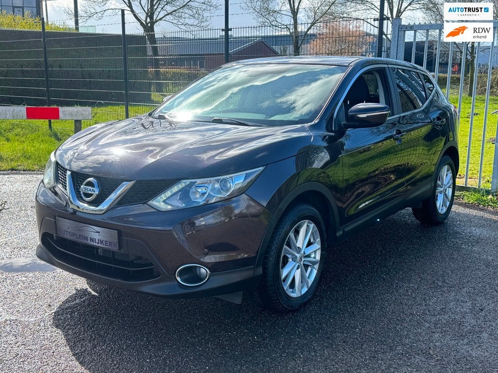 Nissan Qashqai 1.2 Visia LED Clima Cruise LM 1eig dealeronde, Auto's, Nissan, Voorwielaandrijving, Gebruikt, Euro 6, 116 pk