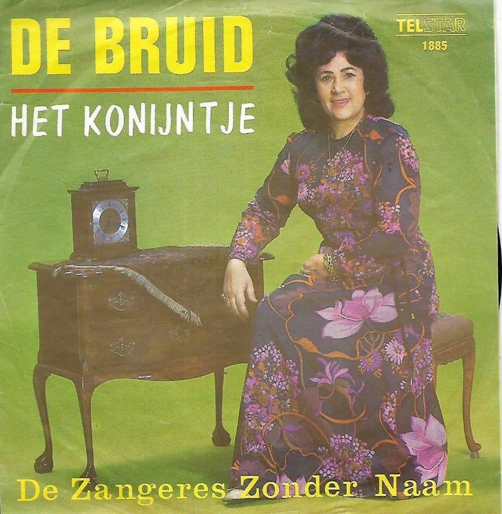 Zangeres Zonder Naam - De bruid, Ophalen of Verzenden, Gebruikt, 7 inch, Nederlandstalig