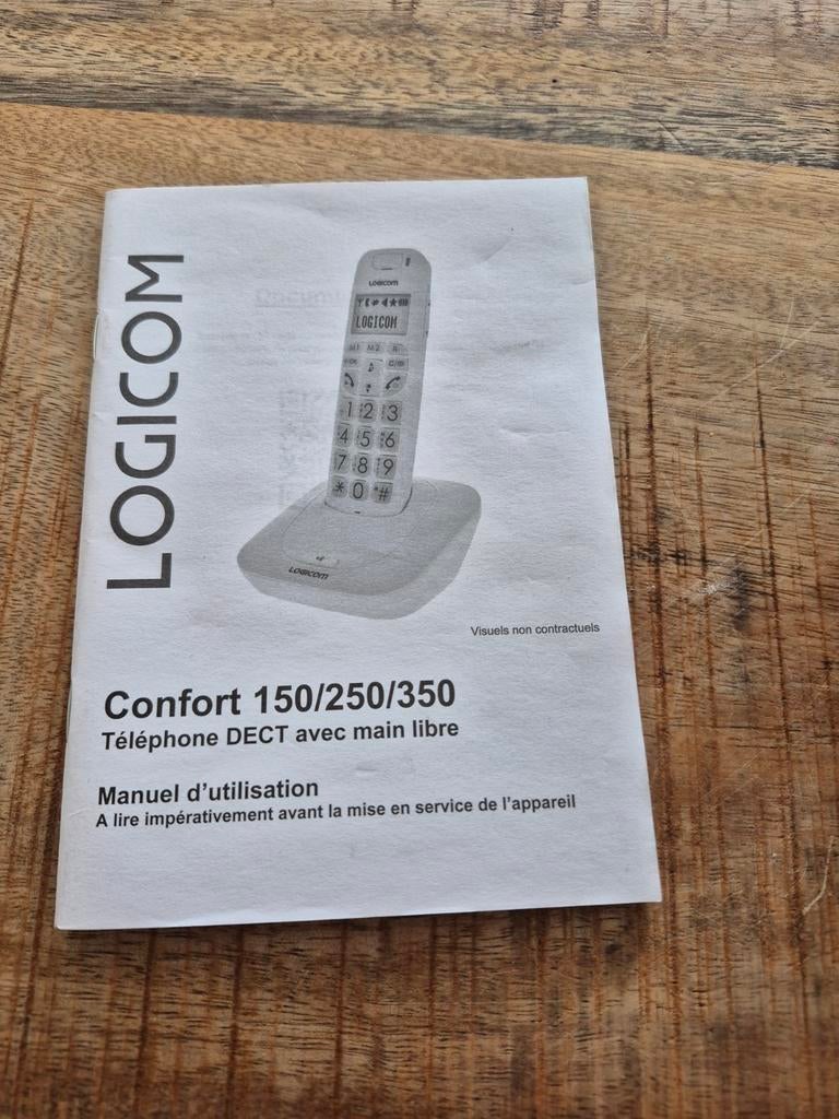 Logicom Confort 150/250/350 DECT telefoon - Dubbele set, Ophalen of Verzenden, Gebruikt, 2 handsets