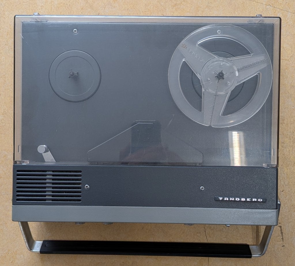 Tandberg Model 11 Bandrecorder met stofkap, Ophalen, Bandrecorder, Met stofkap