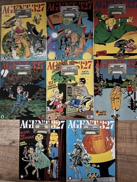 8x Agent 327 voor maar € 10,00, Boeken, Meerdere stripboeken, Verzenden, Zo goed als nieuw